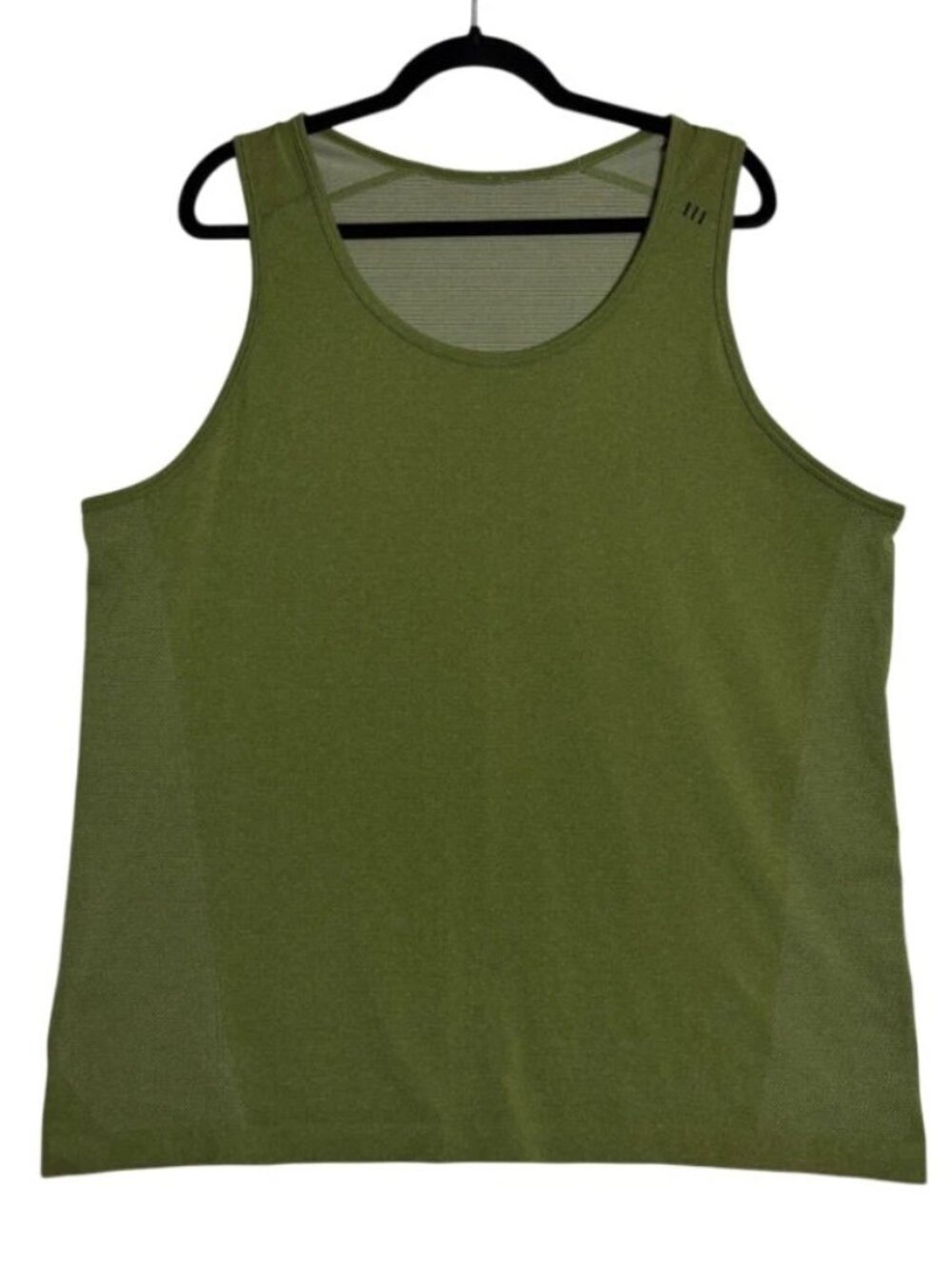 Lululemon Athletica Metal Vent Green Sleeveless Tank Top Workout Shirt Size XXL